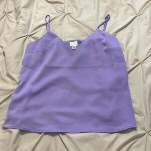 Purple tank top with adjustable straps. Size XS.